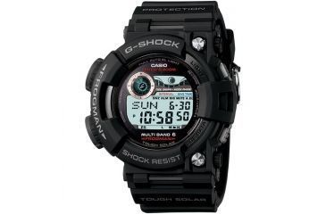 Image of Casio Tactical Frogman Solar Power and Dive Timer Watch, Black GWF1000-1