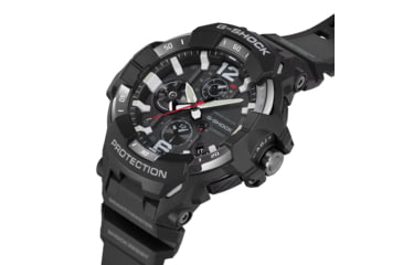 Image of Casio G-Shock Gravity Master Men's Analog-Digital Watch, 55mm Case Diameter, Steel Bezel, Black Bio-based Resin Band, GRB300-1A, GRB300-1A