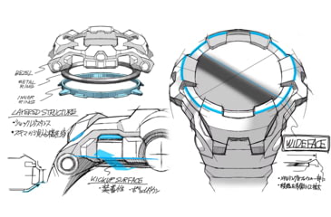 Image of Casio G-Shock Gravity Master Men's Analog-Digital Watch, 55mm Case Diameter, Steel Bezel, Black Bio-based Resin Band, GRB300-1A, GRB300-1A