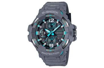 Image of Casio G-Shock Gravity Master Men's Analog-Digital Watch, 55mm Case Diameter, Steel Bezel, Gray Bio-based Resin Band, GR-B300-8A2CR, GR-B300-8A2CR