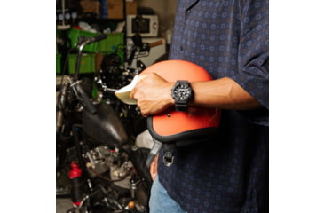 Image of Casio G-Shock Mens Analog-Digital Movement Watch, 55 mm Case Diameter, Resin, Black, Bio-based Resin, GA-010-1A1CR