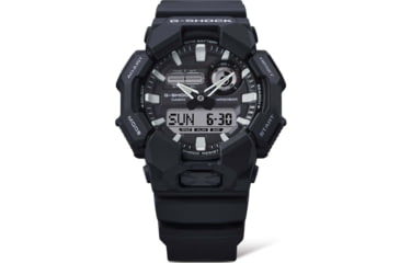 Image of Casio G-Shock Mens Analog-Digital Movement Watch, 55 mm Case Diameter, Resin, Black, Bio-based Resin, GA-010-1A1CR