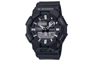 Image of Casio G-Shock Mens Analog-Digital Movement Watch, 55 mm Case Diameter, Resin, Black, Bio-based Resin, GA-010-1A1CR