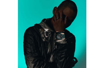 Image of Casio G-Shock Mens Analog-Digital Movement Watch, 55 mm Case Diameter, Resin, Blue, Bio-based Resin, GA-010-2ACR