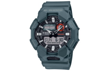 Image of Casio G-Shock Mens Analog-Digital Movement Watch, 55 mm Case Diameter, Resin, Blue, Bio-based Resin, GA-010-2ACR