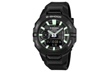 Image of Casio G-Shock Mens Move Analog-Digital Watch w/Bluetooth Connect/Step Tracker, 49 mm Case Diameter, Resin, Black, Bio-based Resin, GBA-950-1ACR