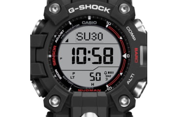 Image of Casio G-Shock Mudman Triple-Sensor Solar Power Watch - Mens, Black, GW9500-1