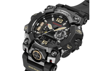 Image of Casio G-Shock Mudmaster Triple-Sensor Solar Watch - Mens, Black, GWG-B1000-1ACR