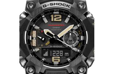 Image of Casio G-Shock Mudmaster Triple-Sensor Solar Watch - Mens, Black, GWG-B1000-1ACR