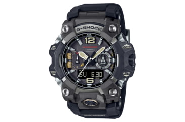 Image of Casio G-Shock Mudmaster Triple-Sensor Solar Watch - Mens, Black, GWG-B1000-1ACR