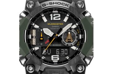 Image of Casio G-Shock Mudmaster Triple-Sensor Solar Watch - Mens, Green, GWG-B1000-3ACR