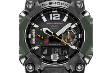 Image of Casio G-Shock Mudmaster Triple-Sensor Solar Watch - Mens, Green, GWG-B1000-3ACR