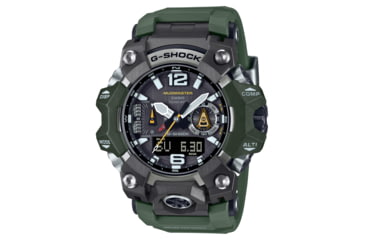 Image of Casio G-Shock Mudmaster Triple-Sensor Solar Watch - Mens, Green, GWG-B1000-3ACR