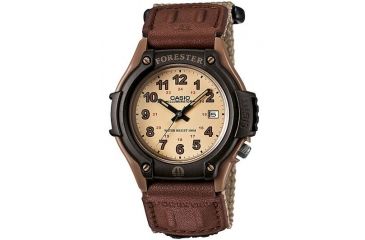 Image of Casio Outdoor Forester Cream Dial Mens Watch, Brown FT500WC-5BVCF