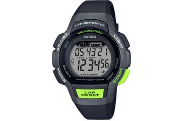 Image of Casio Outdoor Ladies Runner Series Watch, Black/Grey, LWS1000H-1AV
