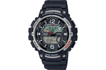 Image of Casio Outdoor Mens Analog/Digital RSN Fishing Gear Watch, Black, WSC1250H-1AV