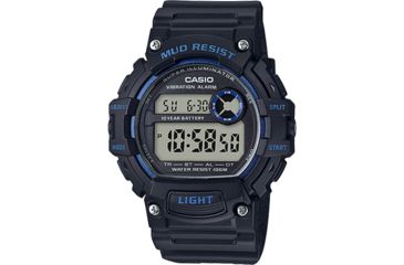 Image of Casio Outdoor Digital MUD Resistant Resin Watch - Men's, Blue, One Size, TRT-110H-2AVCF