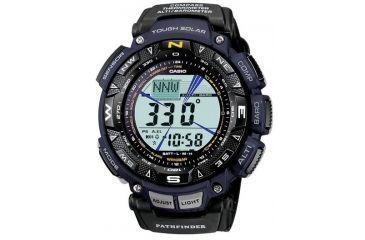 Image of Casio Outdoor PATHFINDER  - SOLAR POWER, Black/Blue PAG240B-2