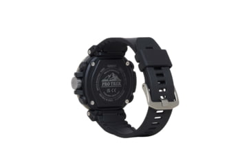 Image of Casio Outdoor Pro Trek Solar Powered Triple Sensor Word Time Watches w/Biomas Plastic Case and Strap - Mens, Black, One Size, PRW6611Y-1A
