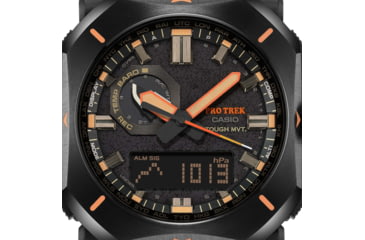 Image of Casio Outdoor Pro Trek Solar Powered Triple Sensor Word Time Watches w/Biomas Plastic Case and Strap - Mens, Brown, One Size, PRW-6900YL-5