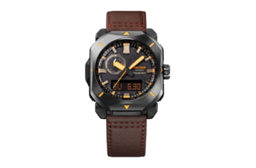 Image of Casio Outdoor Pro Trek Solar Powered Triple Sensor Word Time Watches w/Biomas Plastic Case and Strap - Mens, Brown, One Size, PRW-6900YL-5