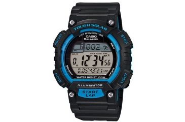 Image of Casio Outdoor SOLAR 100M Water Resistant BLUE BLACK, Black/Blue STLS100H-2AV