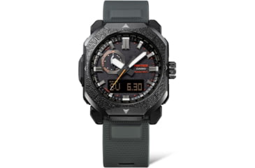 Image of Casio PRO TREK Climber Line Triple-Sensor Atomic-Solar Watch - Mens, Gray, PRW6900BF-1