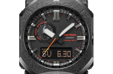 Image of Casio PRO TREK Climber Line Triple-Sensor Atomic-Solar Watch - Mens, Gray, PRW6900BF-1