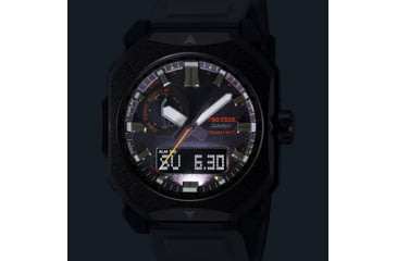 Image of Casio PRO TREK Climber Line Triple-Sensor Atomic-Solar Watch - Mens, Gray, PRW6900BF-1