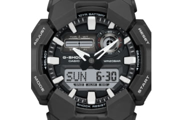 Image of Casio Tactical G-Shock Analog-Digital 10-Year Battery Watch - Mens, Black, One Size, GA-010-1ACR