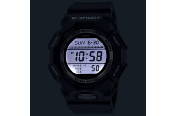 Image of Casio Tactical G-Shock Classic 10-Year Battery Digital Watch - Mens, Black, One Size, GD-010-1CR