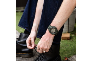 Image of Casio Tactical G-Shock Classic 10-Year Battery Digital Watch - Mens, Green, One Size, GD-010-3CR