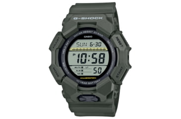 Image of Casio Tactical G-Shock Classic 10-Year Battery Digital Watch - Mens, Green, One Size, GD-010-3CR