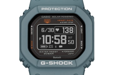 Image of Casio Tactical G-shock/vlc Distribution DWH56002 G-Shock Move Series Fitness Tracker Blue/Gray Size 145-215mm, Blue/Gray, 145-215mm, DWH56002