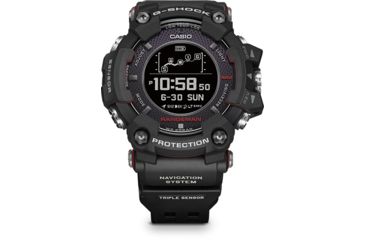 Image of Casio Tactical Premier GS Rangeman Solar GPS Watch, Black, GPRB1000-1