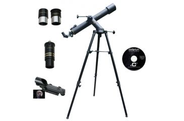 Image of Cassini Day/Nite 800mm X 72mm Astro-Terrestrial Refractor Telescope, Charcoal C -80072TR