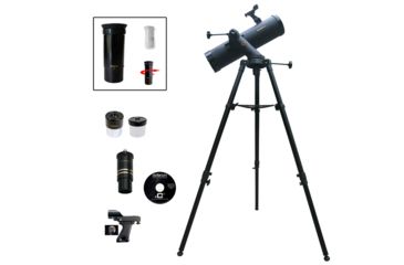 Image of Cassini FH-102TR 640mm x 102mm Tracker Telescope w/Zoom Eyepiece, Black, NSN N, FH-102TRZ