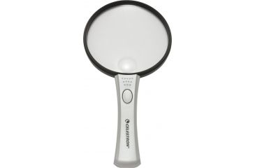 Image of Celestron Large Handheld LED Illuminated Magnifier - 2x