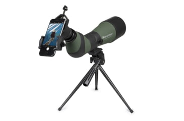 Image of Celestron LandScout 20-60x80 Spotting Scope w/Smartphone Adapter, K9, OD Green, 52329