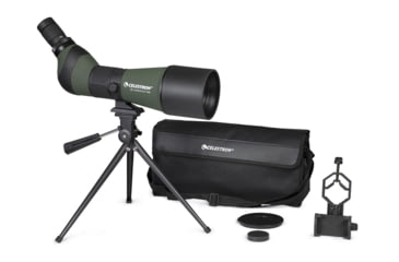 Image of Celestron LandScout 20-60x80 Spotting Scope w/Smartphone Adapter, K9, OD Green, 52329