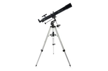 Image of OpticsPlanet Exclusive Celestron PowerSeeker 80EQ Refractor Telescope with Motor Drive Package, Tripod, 21048-OP