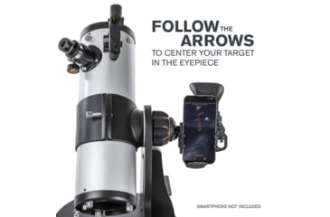Image of Celestron StarSense Explorer 114mm Tabletop Dobsonian, Silver/Black, 22480