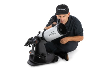 Image of Celestron StarSense Explorer 130mm Tabletop Dobsonian, Silver/Black, 22481