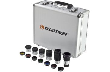 Image of Celestron Telescope Eyepiece and Filter Kit, 1.25in, Case, 94303