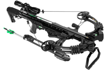 Image of CenterPoint Amped 425 Compound Crossbow w/Silent Crank, 200 lbs, 12in Cocked, Composite/Aluminum, C0003