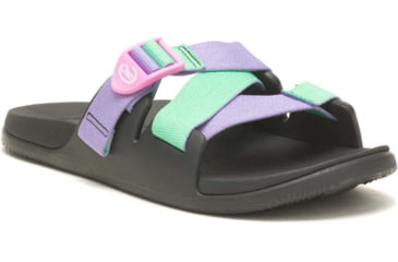 Image of Chaco Chillos Slide - Womens, PurpleGreen, 10, JCH109582-M-10