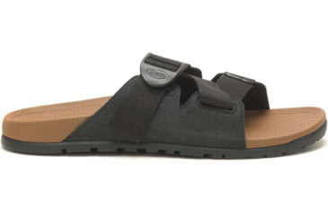 Image of Chaco Lowdown Leather Slide - Womens, Black, 8, JCH109412-M-8