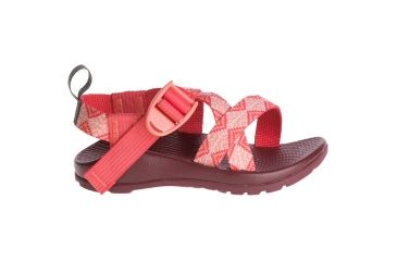 Image of Chaco Z1 Ecotread Sandals - Kids, 1 Youth, Kaleido Peach, J180022-01.0