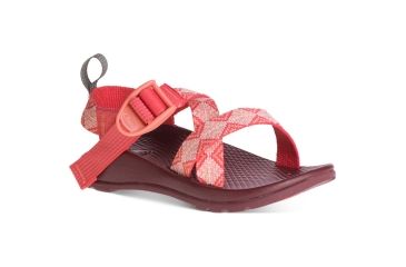 Image of Chaco Z1 Ecotread Sandals - Kids, 1 Youth, Kaleido Peach, J180022-01.0