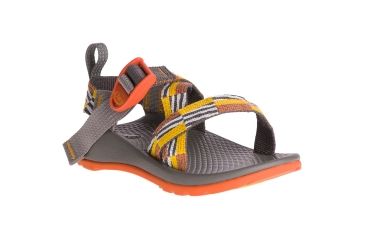 Image of Chaco Z1 Ecotread Sandals - Kids, 1 Youth, Scatter Poppy, J180065-01.0